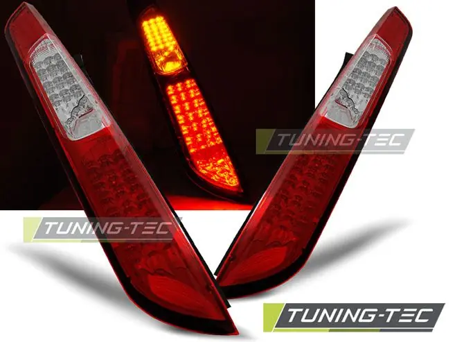 Zadní led světla Ford Focus MK2 09/04-08 HB červená bílá led Finální Výprodej