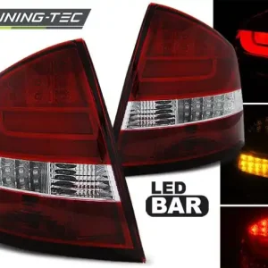 Zadní led světla Skoda Octavia II sedan 04-12 červená bílá led Přímo Od Výrobce