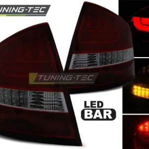 Zadní led světla Skoda Octavia II sedan 04-12 červená kouřová led Akční Nabídka