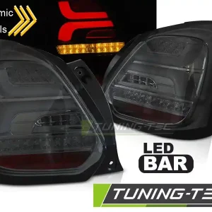 Zadní led světla Suzuki Swift VI 17- kouřová led SEQ Speciální Cena