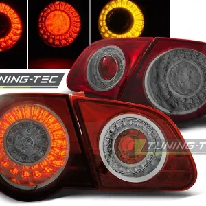 Zadní led světla VW Passat B6 3C 03/05-10 červenákouřová led Nejlepší Volba