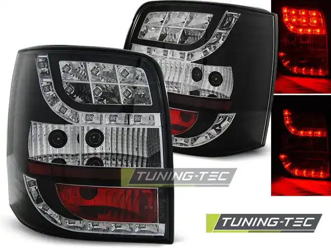 Zadní led světla VW Passat 3BG 00-04 variant černá led Ověřený