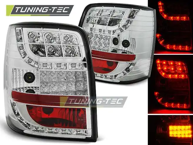 Ihned K Objednání Zadní led světla VW Passat 3BG 00-04 variant chrom led