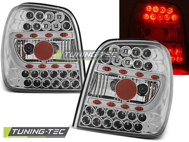 Zadní led světla VW Polo 6N 10/94-09/99 chrom led Značkový