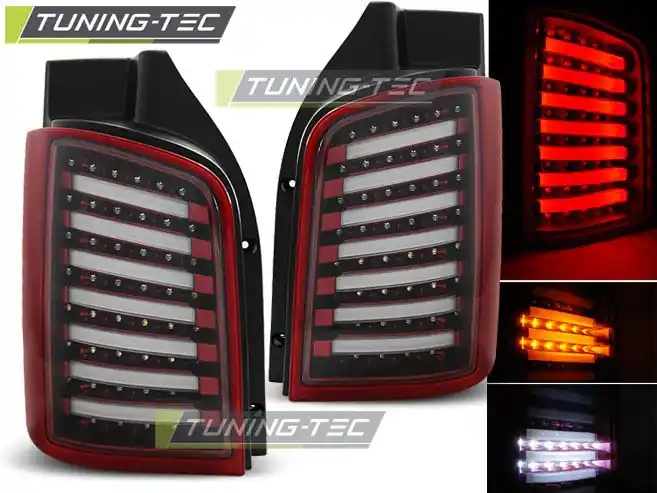 Expresní Doručení Zadní led světla VW T5 03/04-09/10-15 červená bílá led
