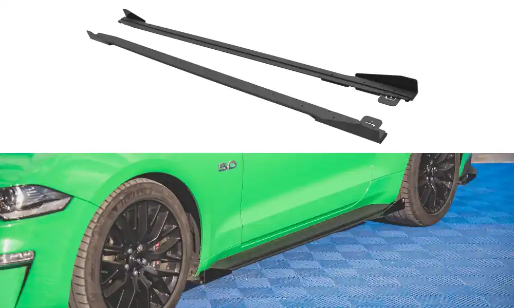 Nástavce prahů V.1 + Flaps Ford Mustang GT Mk6 facelift Odeslání Ihned