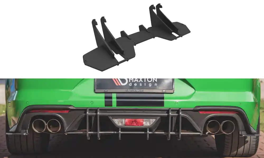 Hit Sezóny Středový spoiler pod zadní nárazník Ford Mustang GT Mk6 facelift