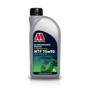 Výhodná Nabídka Převodový olej Millers Oils EE Performance MTF 75w90 - 1l - plně syntetický low-friction převodový olej, aditivován nanočásticemi