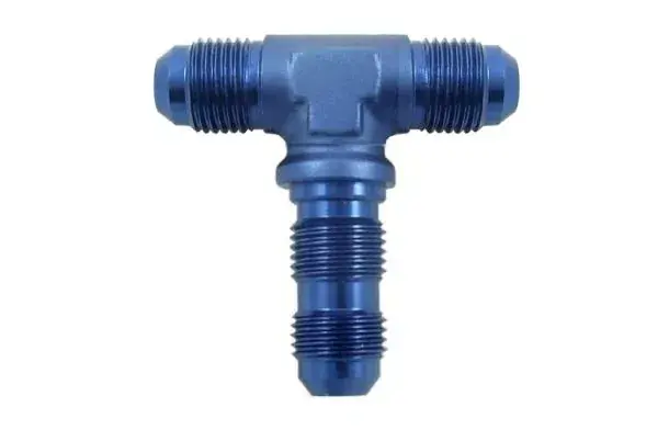 T rozbočovač s upínací hlavou (bulkhead) 3x D-06 (AN6) 9/16"x18-UNF Must-Have