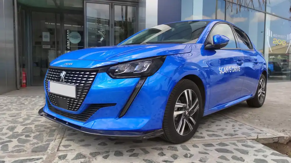 Poslední Šance Spoiler pod přední nárazník V.1 Peugeot 208 Mk2 (2019-2023)