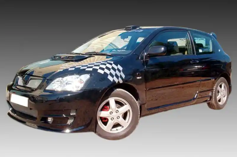 Jen Po Omezenou Doba Kryty prahů Toyota Corolla Mk9 Hatchback (2000-2006)