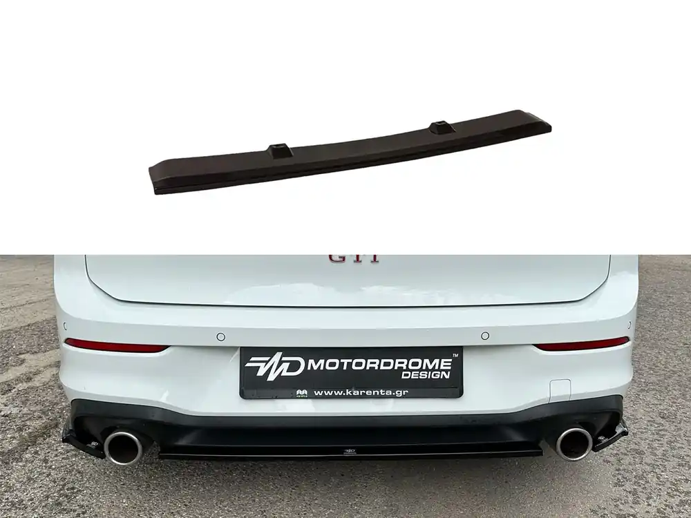 Středový spoiler pod zadní nárazník Volkswagen Golf Mk8 GTI Must-Have
