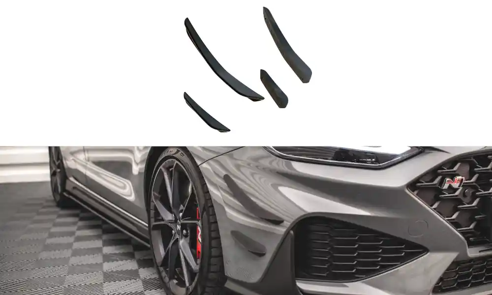 Přední nárazník Wings (Přední přítlačné křidélka) Hyundai I30 N Hatchback/Fastback Mk3 facelift Hit Sezóny