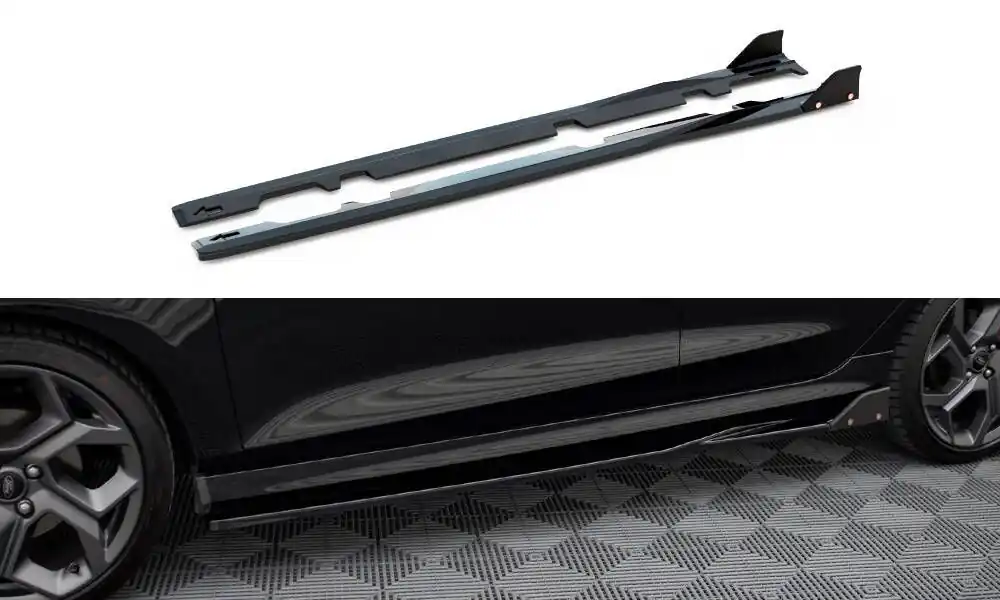 Nástavce prahů V.2 + Flaps Ford Fiesta ST / ST-Line Cenově Výhodný