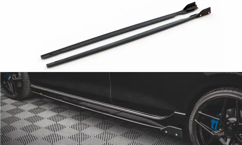 Nástavce prahů V.2 + Flaps Volkswagen Golf R Mk8 Nakupujte Hned