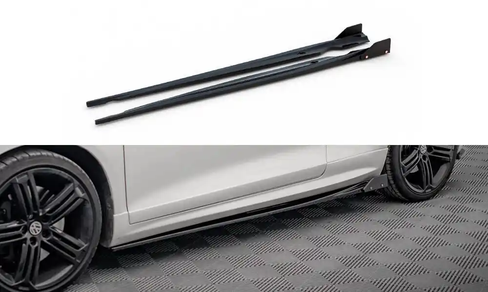 Dokud Zásoby Vydrží Nástavce prahů V.2 + Flaps Volkswagen Scirocco R Mk3