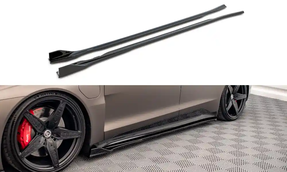Aktuální Nástavce prahů V.2 Audi e-Tron GT / RS GT Mk1