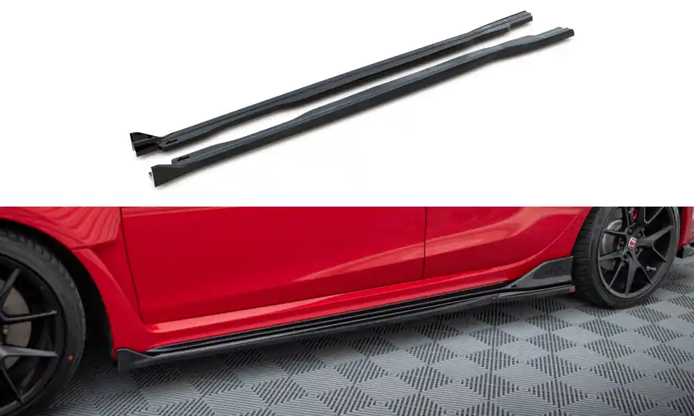 Nástavce prahů V.2 Honda Civic Type-R Mk 11 Dokud Zásoby Vydrží