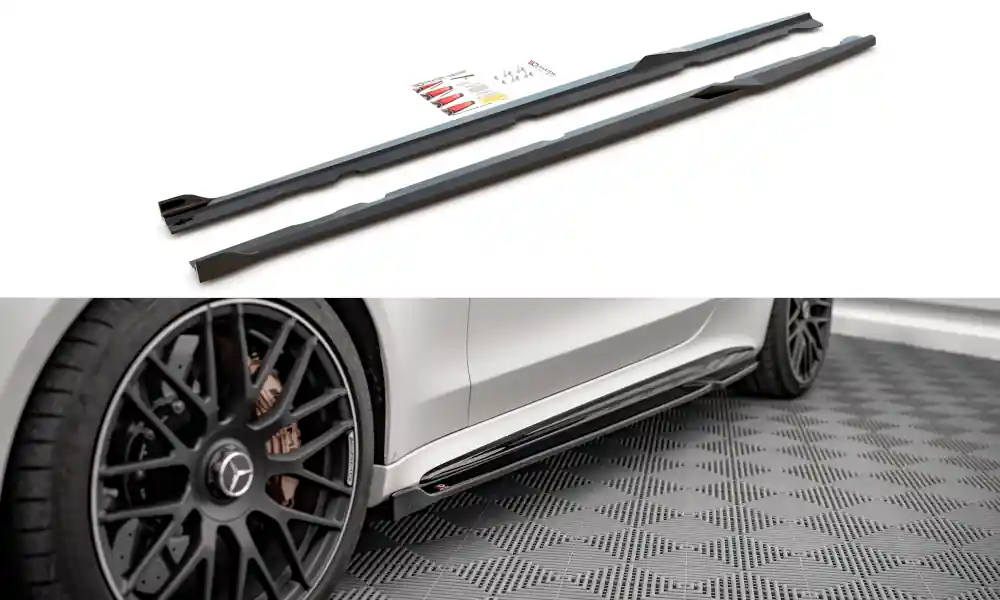 Nástavce prahů V.2 Mercedes-AMG C 63AMG Coupe C205 facelift Ihned K Objednání