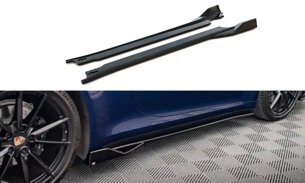Nástavce prahů V.2 Porsche 911 Carrera Aero / Carrera GTS 992 Ihned K Objednání