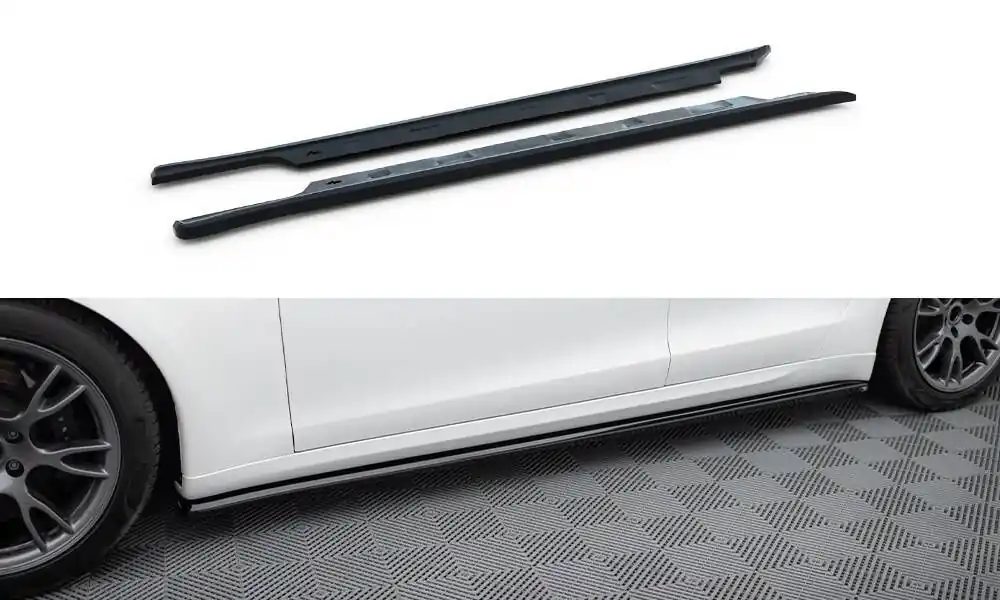Nová Kolekce Nástavce prahů V.2 Tesla Model S Plaid Mk1 facelift