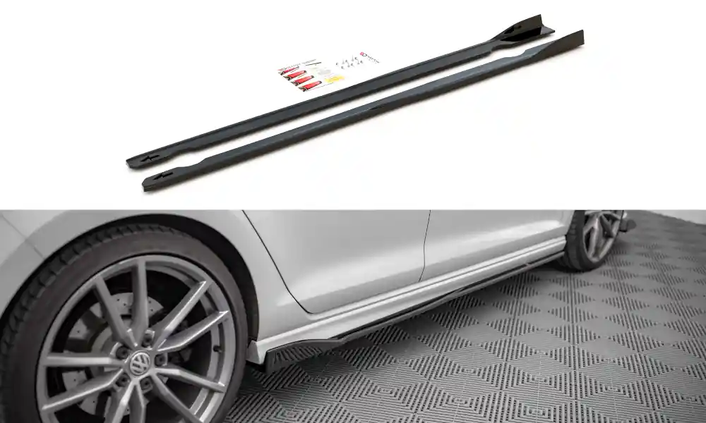 Značkový Nástavce prahů V.2 Volkswagen Golf R Mk7