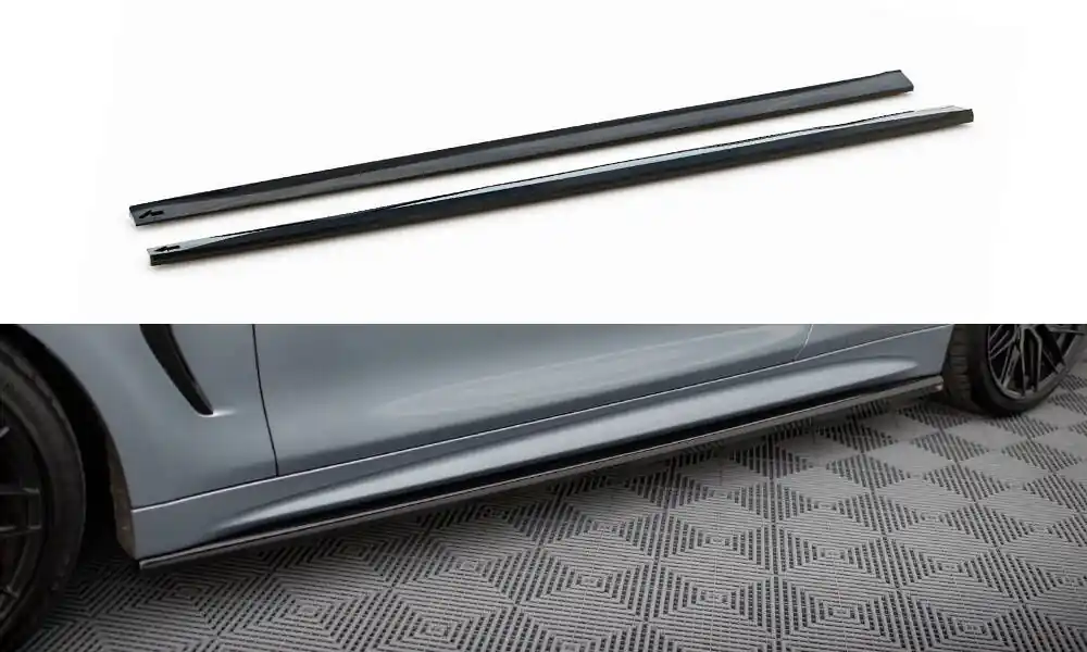 Aktuální Nástavce prahů V.3 BMW 4 Coupe / Gran Coupe / Cabrio M-Pack F32 / F36 / F33