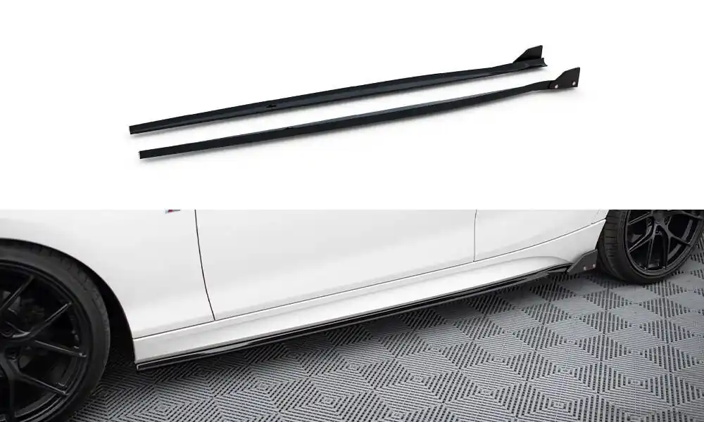 Autentický Nástavce prahů V.4 + Flaps BMW 1 M-Pack / M140i F20 facelift