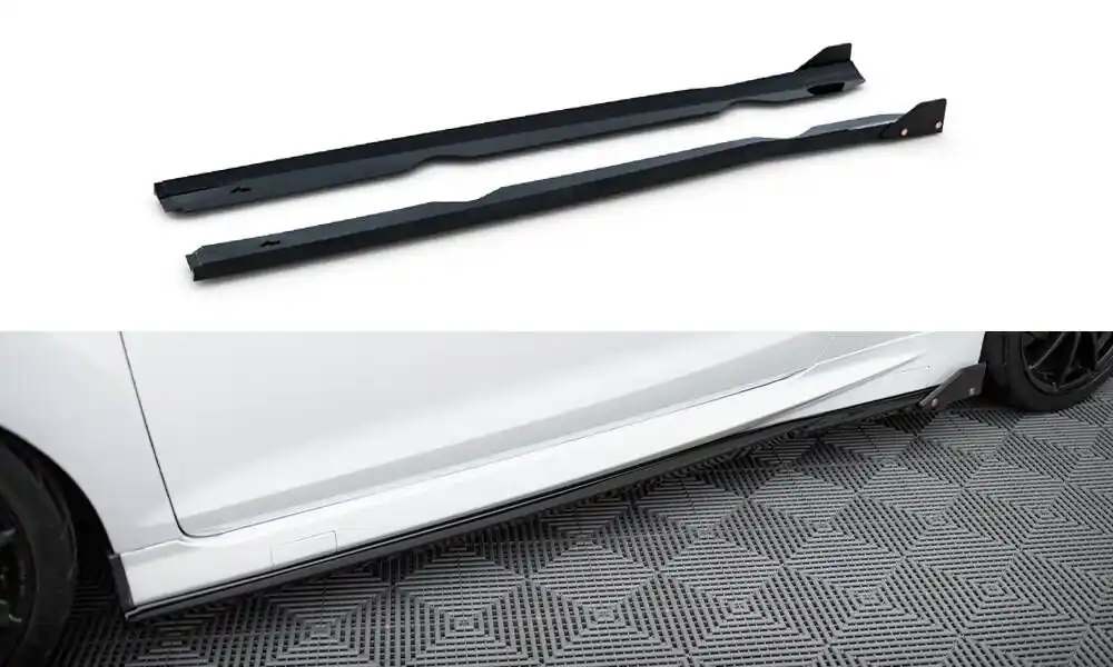 Nástavce prahů V.4 + Flaps Ford Fiesta ST / ST-Line Mk7 Zlevněný