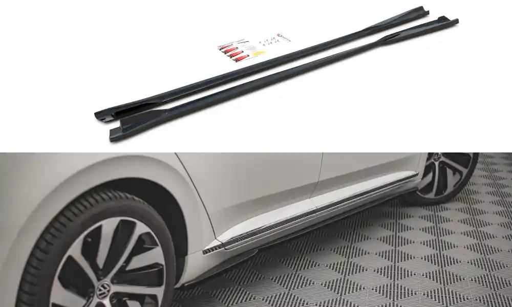 Nástavce prahů Volkswagen Arteon R/ R-Line Sedan / Shooting Brake Mk1 Facelift Rychlé Dodání