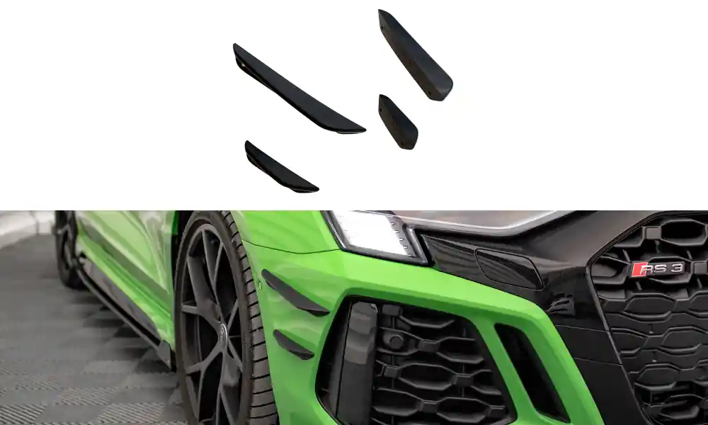 Přední nárazník Wings (Přední přítlačné křidélka) Audi RS3 8Y Bezpečná Platba