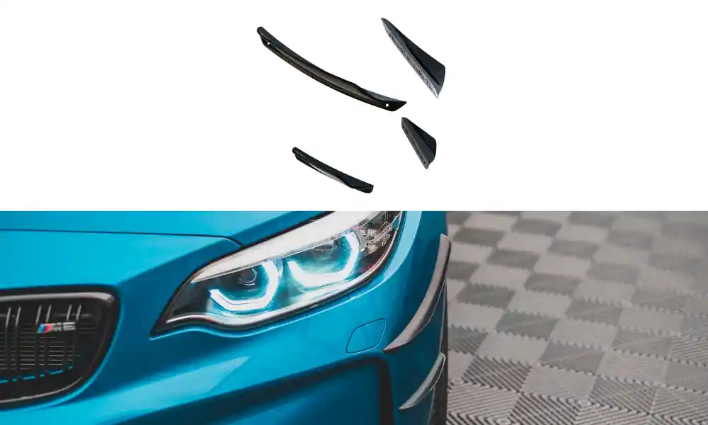 Přední nárazník Wings (Přední přítlačné křidélka) BMW M2 F87 Horká Nabídka