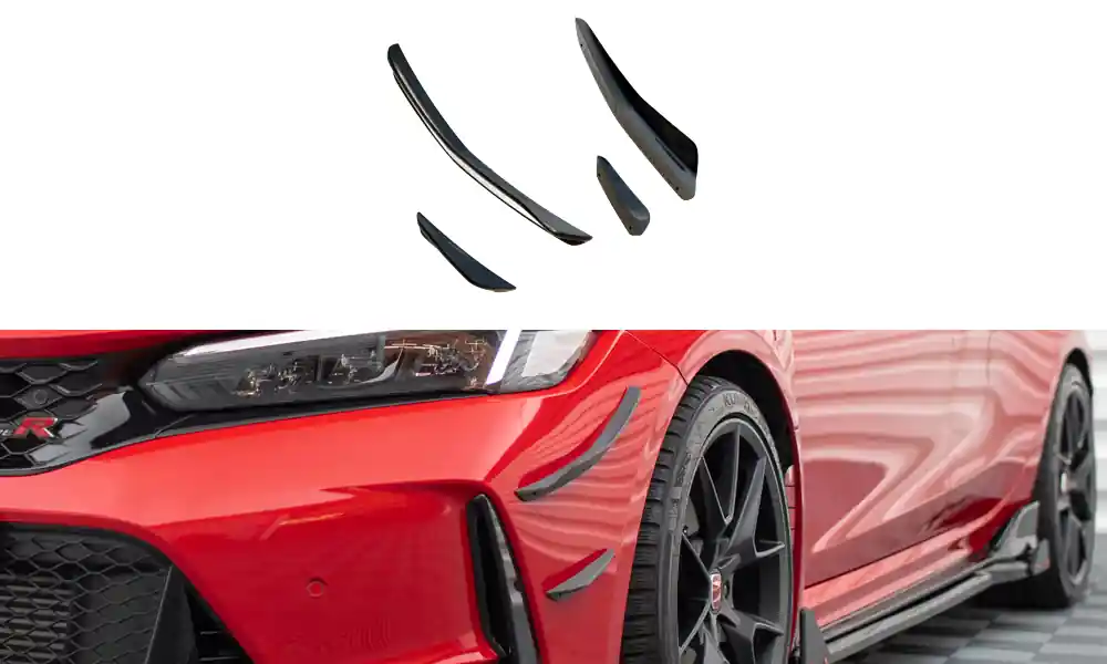 Akce Přední nárazník Wings (Přední přítlačné křidélka) Honda Civic Type-R Mk 11