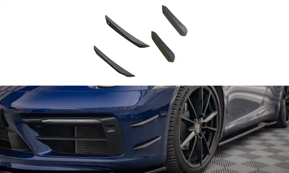Nová Kolekce Přední nárazník Wings (Přední přítlačné křidélka) Porsche 911 Carrera Aero 992