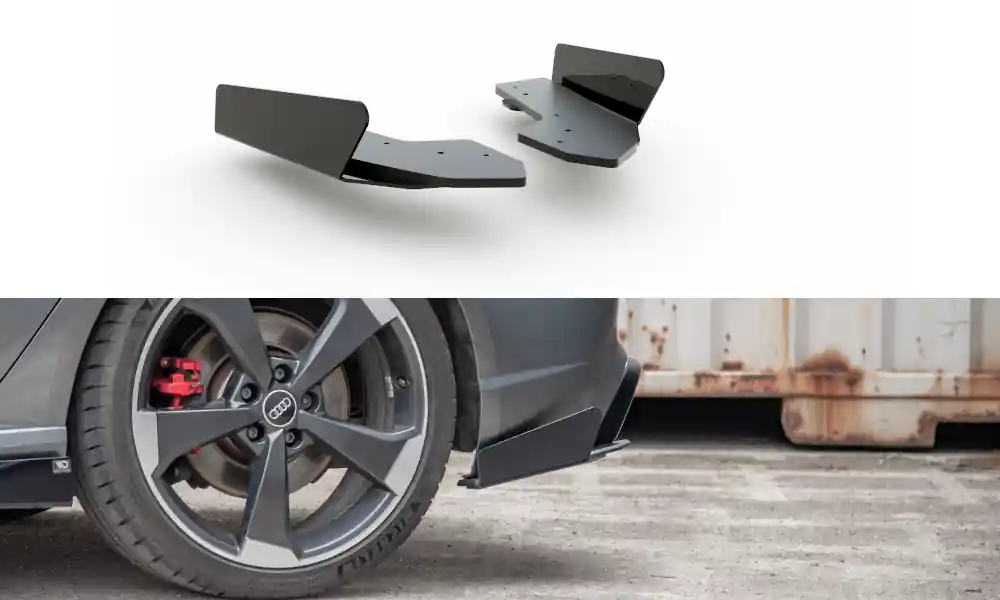 Objednat Nyní Boční spoiler pod zadní nárazník + Flaps Audi RS3 8V Sportback