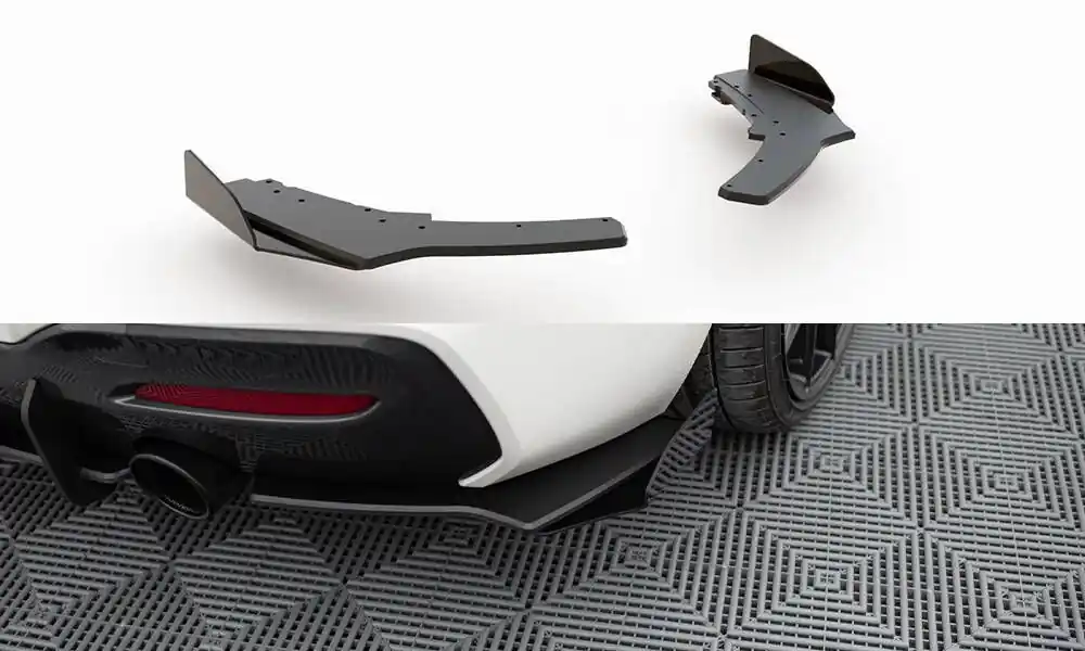 Hit Sezóny Boční spoiler pod zadní nárazník V.2 + Flaps for BMW 1 F20 M140i