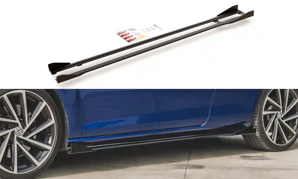 Zlevněný Nástavce prahů + Flaps VW Golf 7 R / R-Line facelift