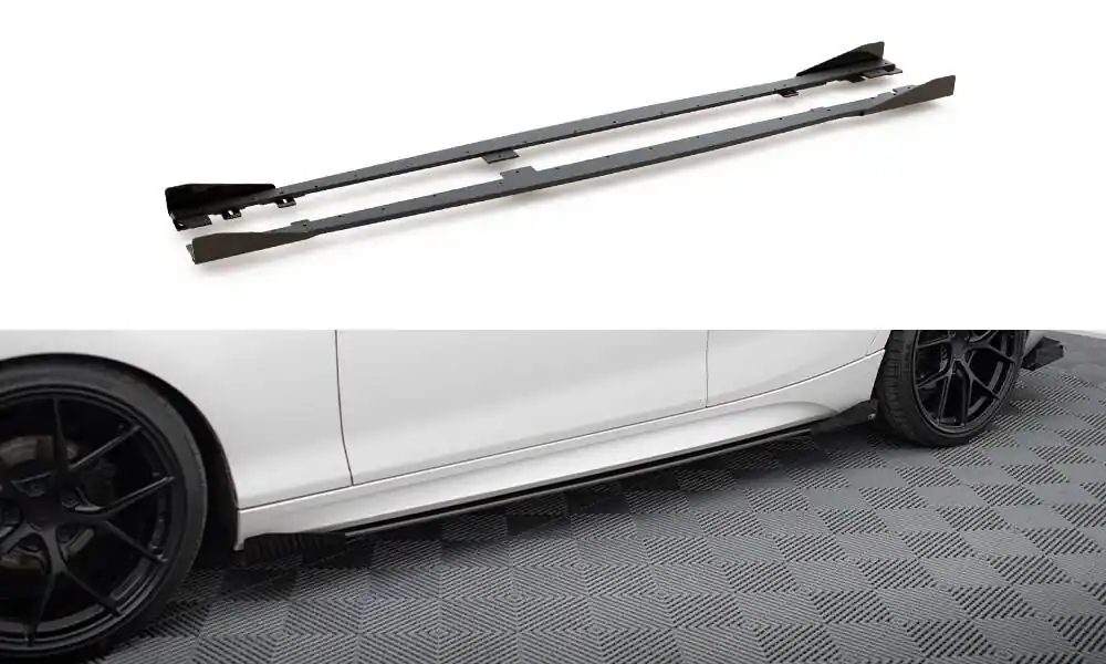 Nástavce prahů V.2 + Flaps for BMW 1 F20 M135i / M140i / M-Pack Akční Cena