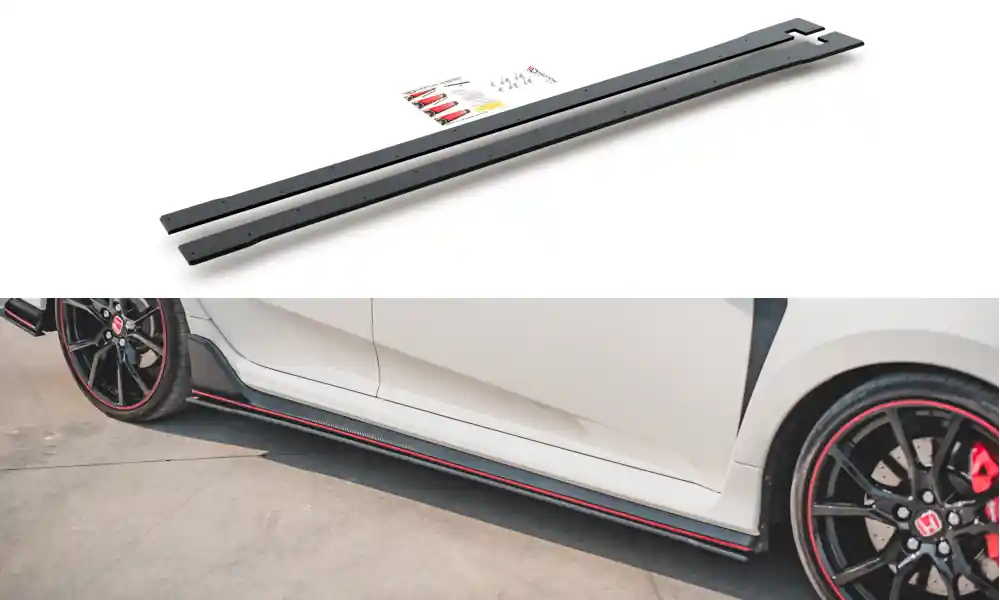 Nástavce prahů V.2 Honda Civic X Type-R Nová Kolekce