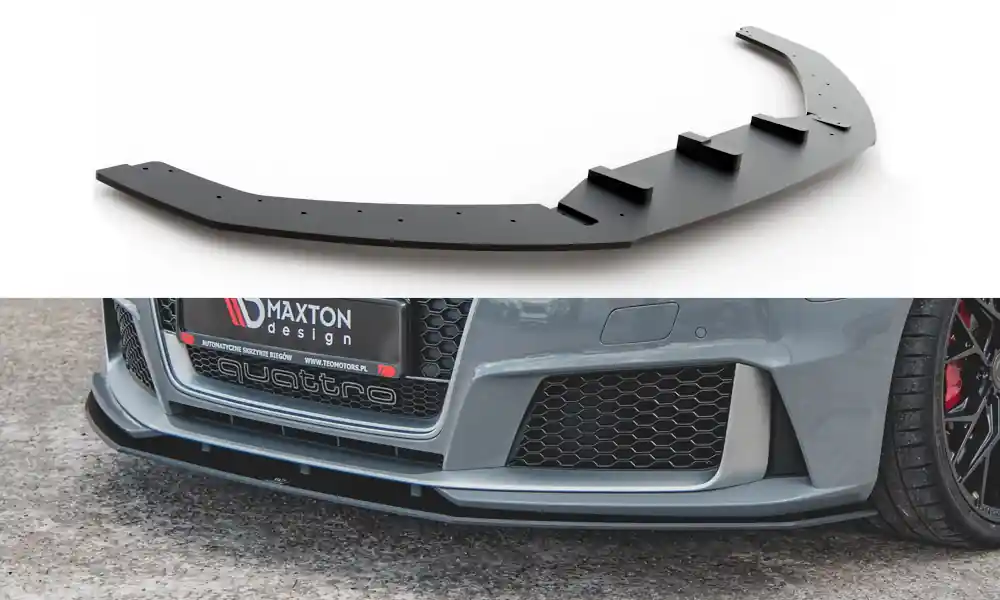Značkový Spoiler pod přední nárazník Audi RS3 8V Sportback