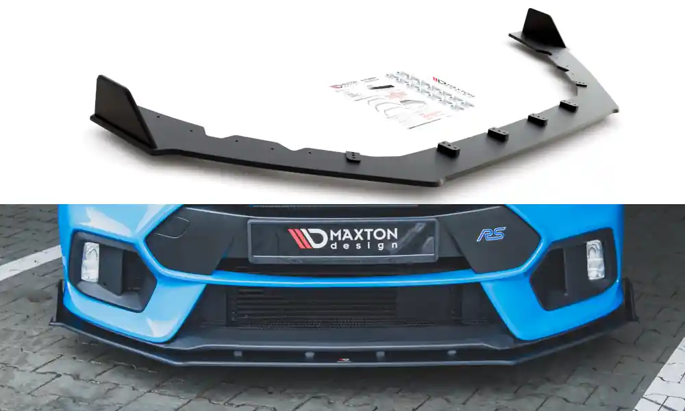 Spoiler pod přední nárazník V.2 Ford Focus RS Mk3 Vrácení Zdarma