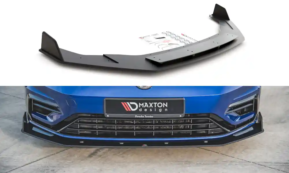 Oblíbený Spoiler pod přední nárazník V.2 VW Golf 7 R / R-Line facelift