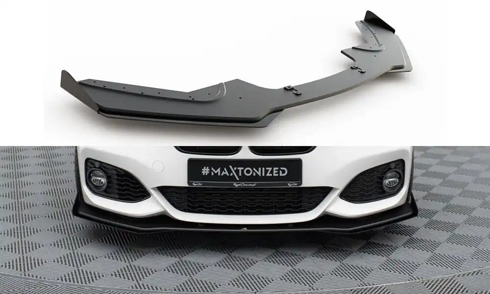 Bezpečná Platba Spoiler pod přední nárazník V.3 + Flaps for BMW 1 F20 M-Pack facelift / M140i