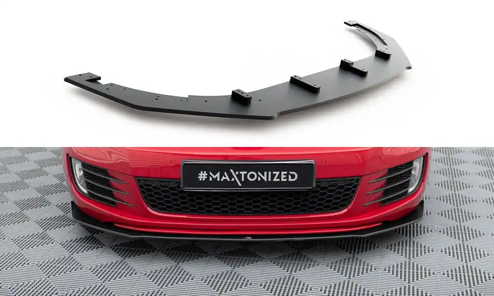 Dokud Zásoby Vydrží Spoiler pod přední nárazník V.3 Volkswagen Golf GTI Mk6