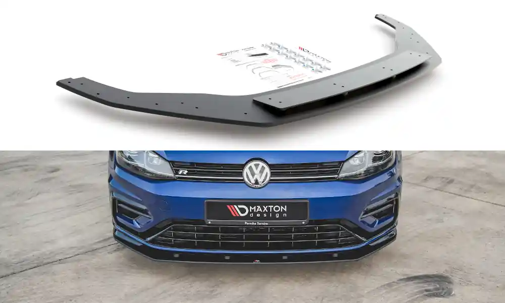 Spoiler pod přední nárazník VW Golf 7 R / R-Line facelift Rychlé Dodání
