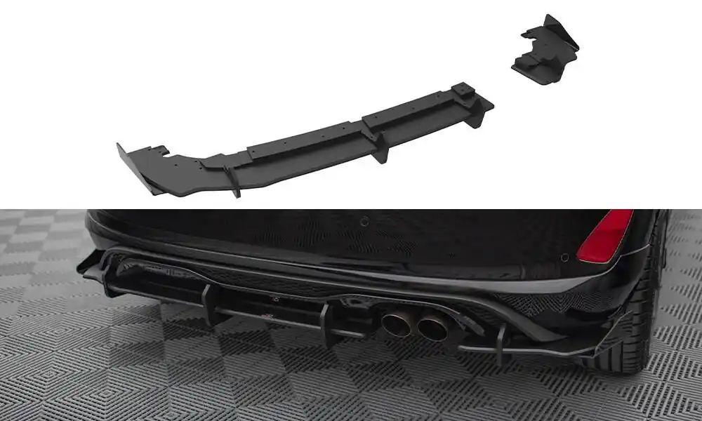 Doprava Zdarma Středový spoiler pod zadní nárazník + Flaps Ford Fiesta Mk8 ST