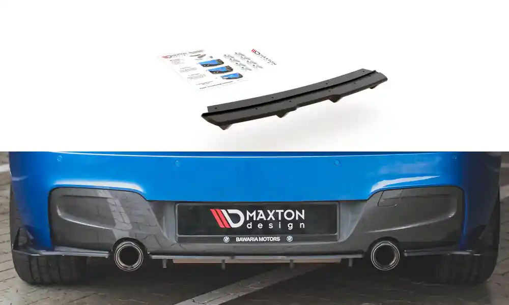 Nakupujte Hned Středový spoiler pod zadní nárazník BMW M135i F20