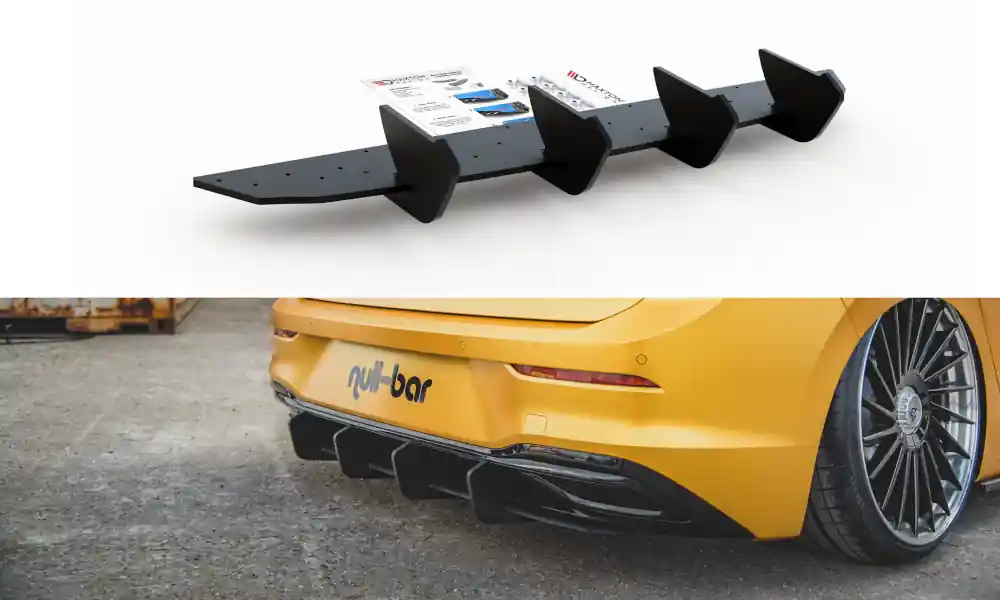 Autentický Středový spoiler pod zadní nárazník V.2 VW Golf 8