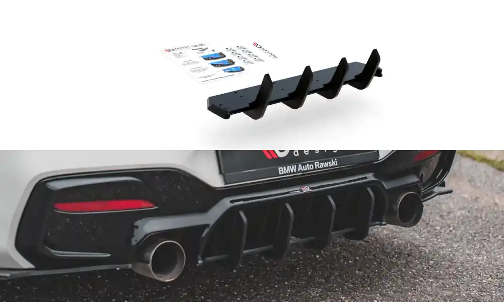 Středový spoiler pod zadní nárazník V.4 BMW M140i Koupit Online