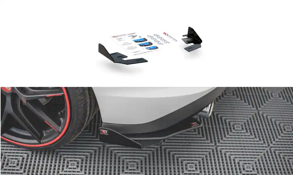 Boční spoiler pod zadní nárazník Volkswagen Golf GTI / GTE Mk8 Nová Kolekce